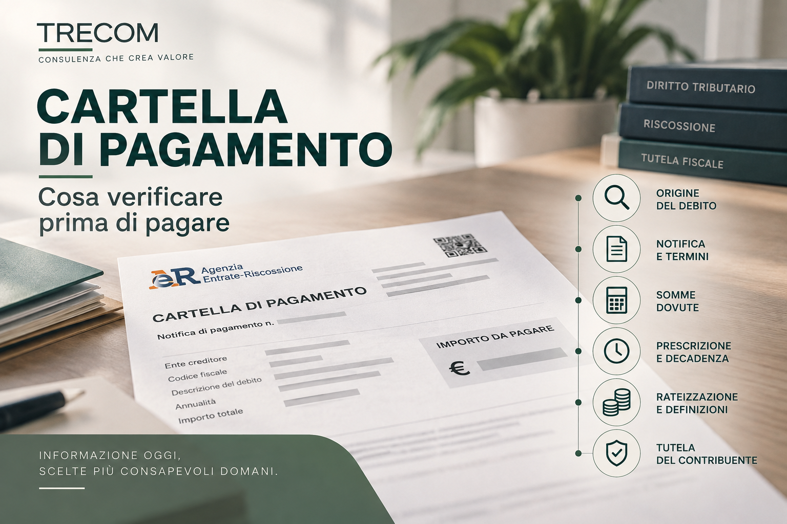 Cartella di pagamento: cosa controllare prima di pagare