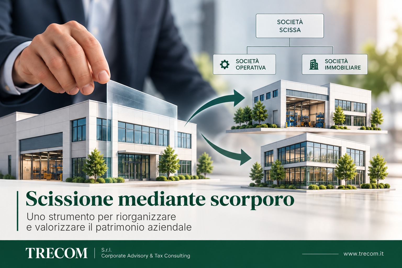 Scissione mediante scorporo: uno strumento per riorganizzare e valorizzare il patrimonio aziendale